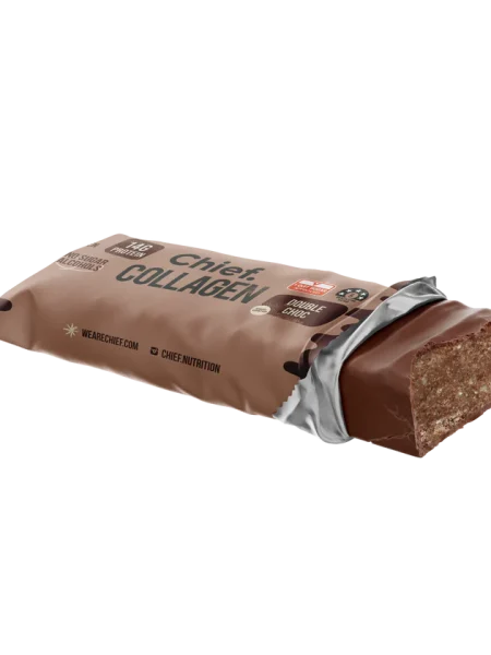 Chief Collagen Double Chocolade Proteinriegel